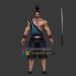 古裝 刀客 劫匪 山賊 強(qiáng)盜 猛男模型