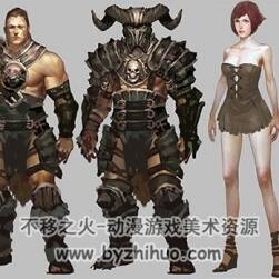 免費(fèi) 各種職業(yè)合集 游戲角色素材 162P