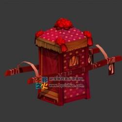 成親的花轎 Max模型