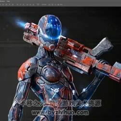Sci-Fi Costume Design in ZBrush 概念科幻角色設(shè)計(jì)訓(xùn)練視頻教程