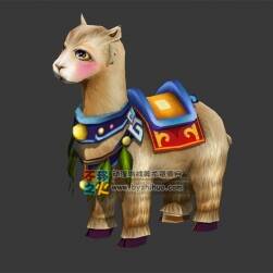 Alpaca 可愛的羊駝Max模型