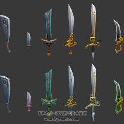 6把Q版寶刀模型
