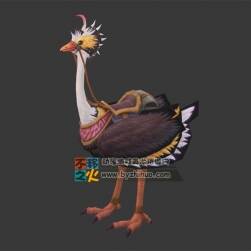 坐騎 長(zhǎng)冠鴕鳥(niǎo) Max模型