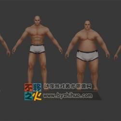 路人 市民 村民 男女胖瘦裸模 參考體型