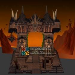 魔獸世界 wow 黑暗之門 3D游戲場景模型