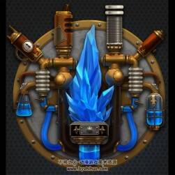 Photoshop繪制英雄聯(lián)盟徽章圖標(biāo)UI視頻教程 帶PSD源文件