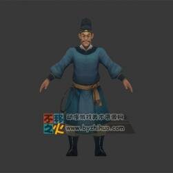 古裝 衙役 捕頭模型