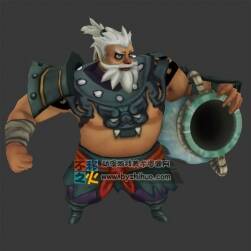 怪物什長(zhǎng) Q版帶動(dòng)作游戲模型