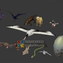 13個(gè)動(dòng)物合集 游戲模型