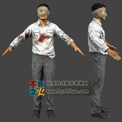 受傷 傷員  市民 路人 模型