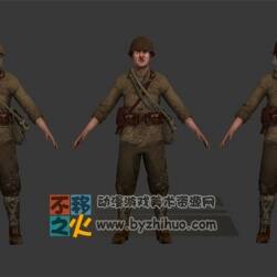 二戰(zhàn) 日本 士兵 步兵模型