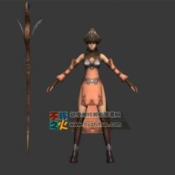 異域 少女 女法師模型