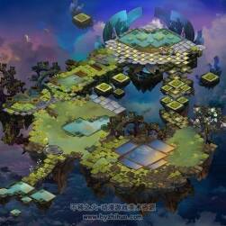 【西游降魔篇】精美中式玄幻風(fēng)格 高清2D游戲場景地圖 51P