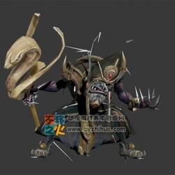 妖怪 怪物 惡魔 法師 邪惡 魔法 模型