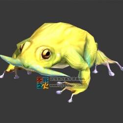 跳躍中青蛙 Max模型