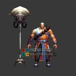 和尚 武僧 少林 模型