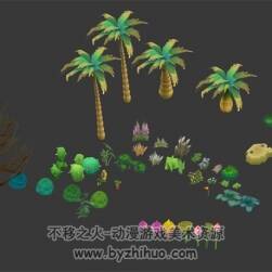【吞食天地3】Q版植物植被模型小合集
