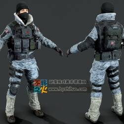 次世代灰熊部隊女戰(zhàn)士模型