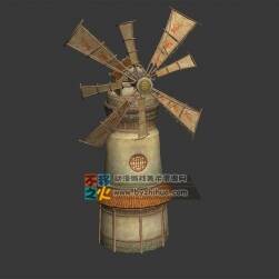 塔樓風車模型