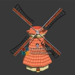 卡通 風(fēng)車 模型