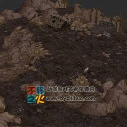 長坂坡 游戲場景模型