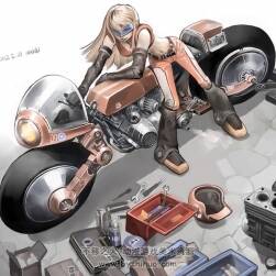 韓國畫師sega 插畫練習(xí)手稿 198P