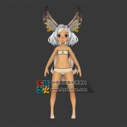 可愛  獸人蘿莉模型