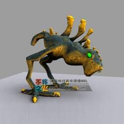 恐龍類小怪物 Max模型