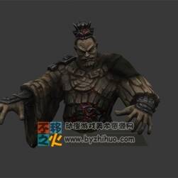 兵馬俑 熔巖 巨人 半身 模型