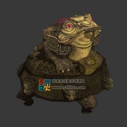 招財(cái)蟾蜍模型