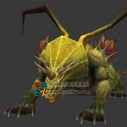 怪獸 恐龍 翅膀 六角獸模型