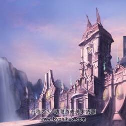 韓國(guó)頂級(jí)游戲場(chǎng)景設(shè)計(jì)手稿