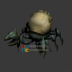 怪異的寄居蟹 Max模型 三邊面