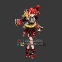 二次元 美少女 紅發(fā) 模型