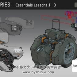 Joe Peterson機(jī)械裝甲武器繪畫設(shè)計視頻教程