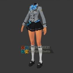 少女體型校服模型