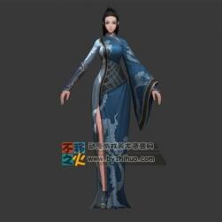 黑發(fā) 古裝 美女 模型