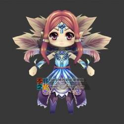 Q版 可愛 妖精 蘿莉模型