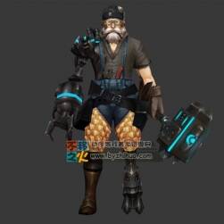 人造人 老頭 機(jī)器人模型