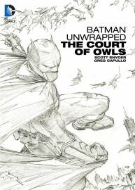 蝙蝠俠 貓頭鷹法庭未上色鉛筆線稿版