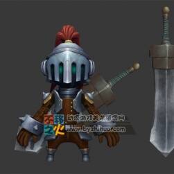 可愛 武器 戰(zhàn)士模型