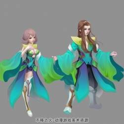 九州ol角色場景原畫集 108p