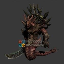 次世代鬼怪蛇妖怪物模型