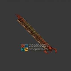 多足蜈蚣 Max模型