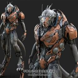 科幻游戲角色大師級(jí)完整制作實(shí)例訓(xùn)練視頻教程