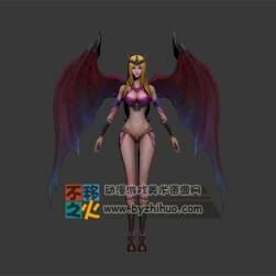 金發(fā) 性感 女妖 惡魔 模型