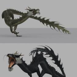 中國(guó)龍 影視級(jí)4K貼圖 帶動(dòng)畫(huà)