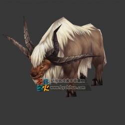 四角牦牛 Max模型