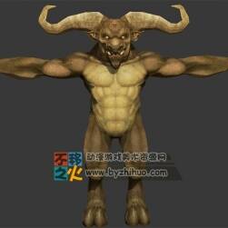 惡魔 牛頭人模型