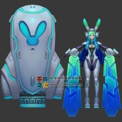 王者榮耀 貂蟬[逐夢之音] 3D角色模型